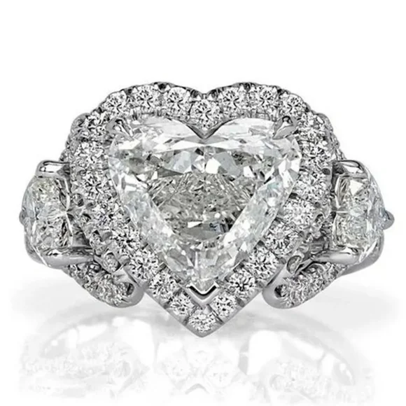 HEART HALO BLING RING - Picture 4 of 7